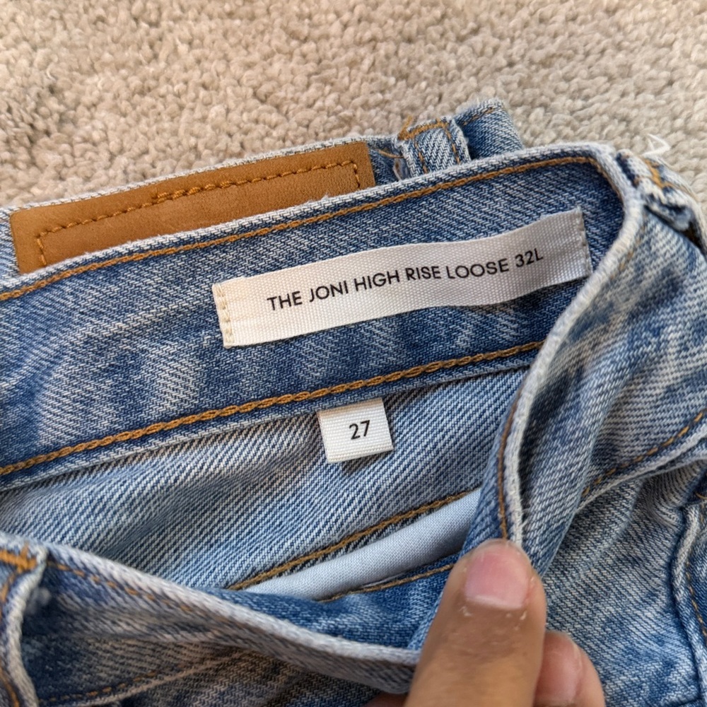 Aritzia Denim Forum The Joni High Rise Loose Size 27 - Picture 4 of 6